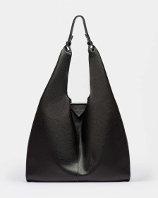 Bolso The Shopping 100% Cuero-Color Negro